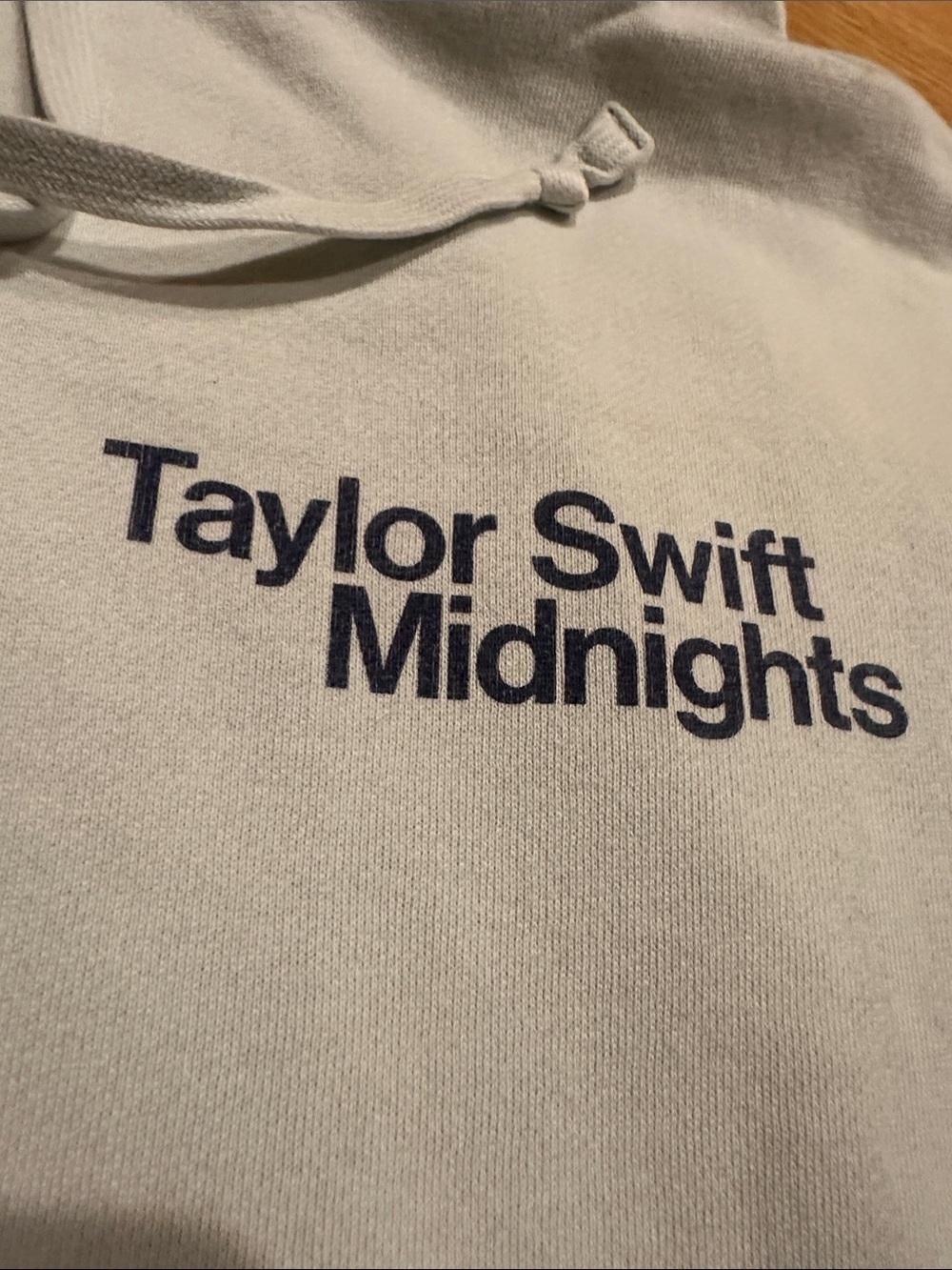 Taylor Swift Midnights Pale Blue Size Small Pullover Hoodie - Picture 3 of 7